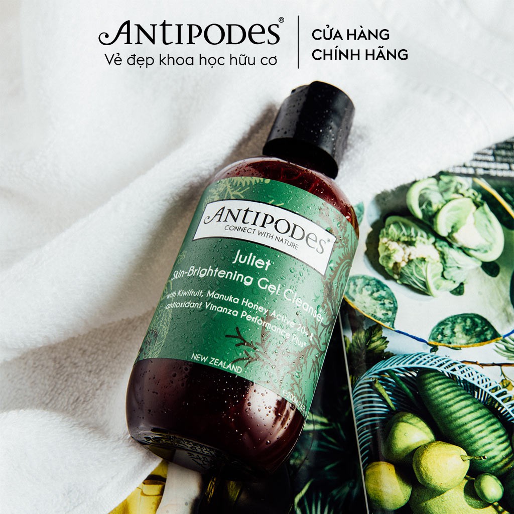 Sữa Rửa Mặt Làm Sáng Da Antipodes Juliet Skin-Brightening Gel Cleanser 200ml