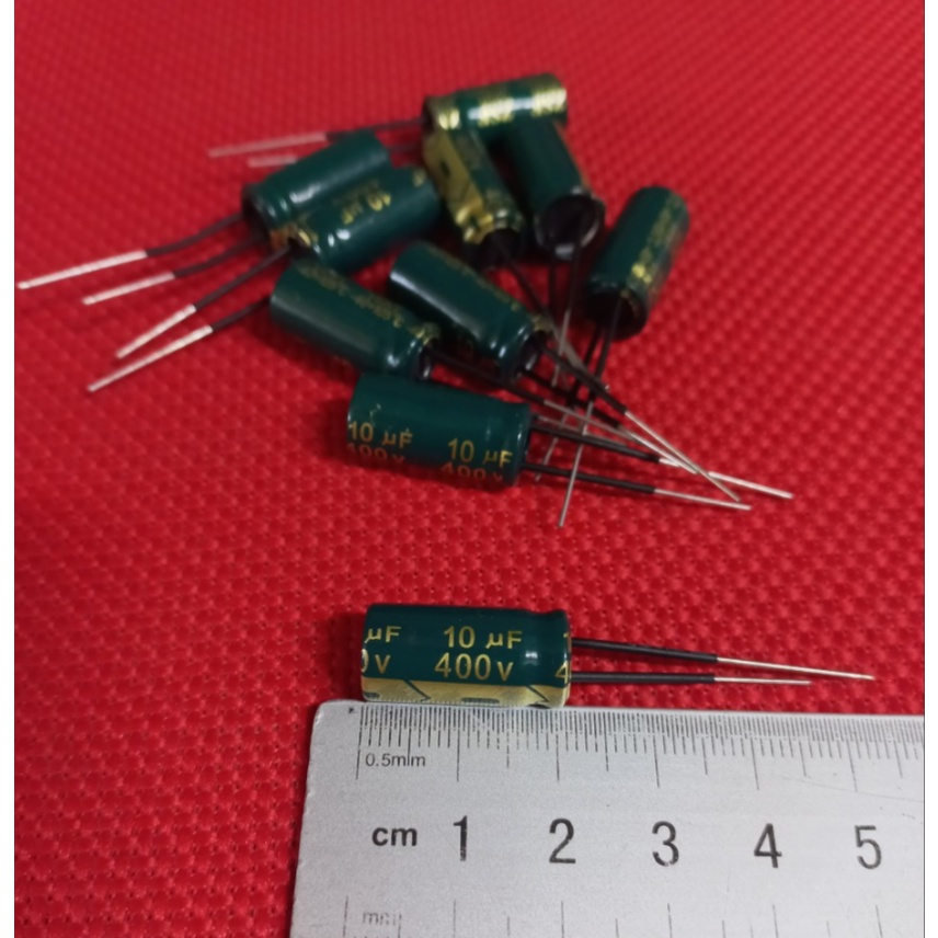 Tụ hóa 4.7UF 10UF 400V chất lượng tốt.