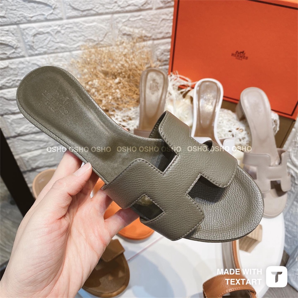 Guốc HƠ MEC gót vuông sang chảnh 5cm OSHO, chất da lì mềm, phom chuẩn ôm chân, full bill thẻ túi hộp xốp