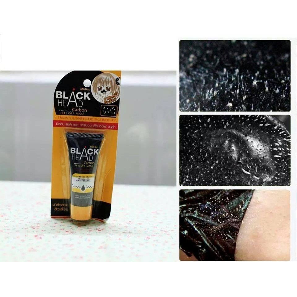 Mặt Nạ Than Lột Mụn Cám Mistine Black Head Carbon