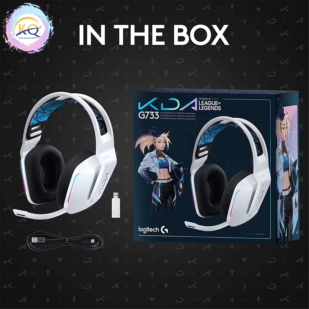 Tai nghe gaming Logitech G733 KDA Lightspeed Wireless