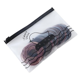Set dây buộc tóc 100 dây nhiều màu , có túi zip
