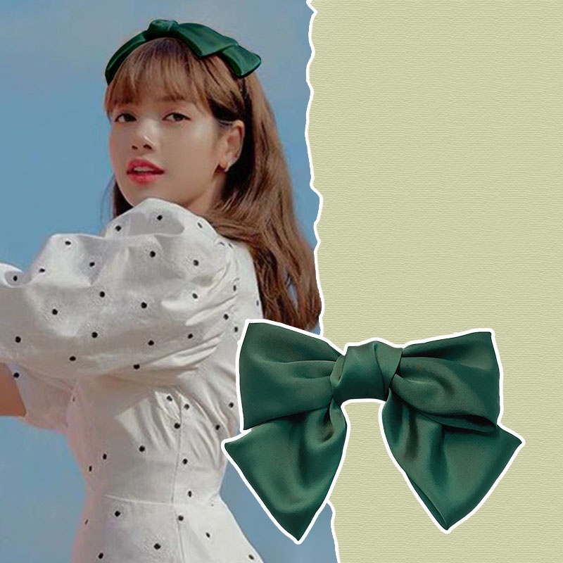 Kẹp Tóc Nơ Ruy Băng Lớn Thời Trang