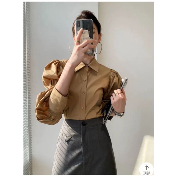 Mft blouse MOMILA LD 102 / áo sơ mi trơn màu trơn phong cách Hàn Quốc cho nữ sinh trung học giá sỉ giá sỉ cho nữ Áo sơ mi nữ màu trơn bán sỉ mới nhất