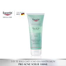 Tẩy Tế Bào Chết Eucerin Dành Cho Da Nhờn Mụn Pro ACNE Solution Scrub 100ml