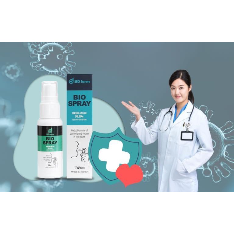 Xịt Họng Sinh Học BD Ferm Bio Spray 30ml Hàn Quốc