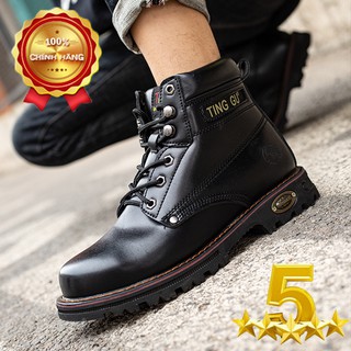 Giày Bảo Hộ Ting Gu Cao Cổ chống đinh, chống dập ngón, chống trơn trượt, chất lượng cao, mẫu mới hot nhât