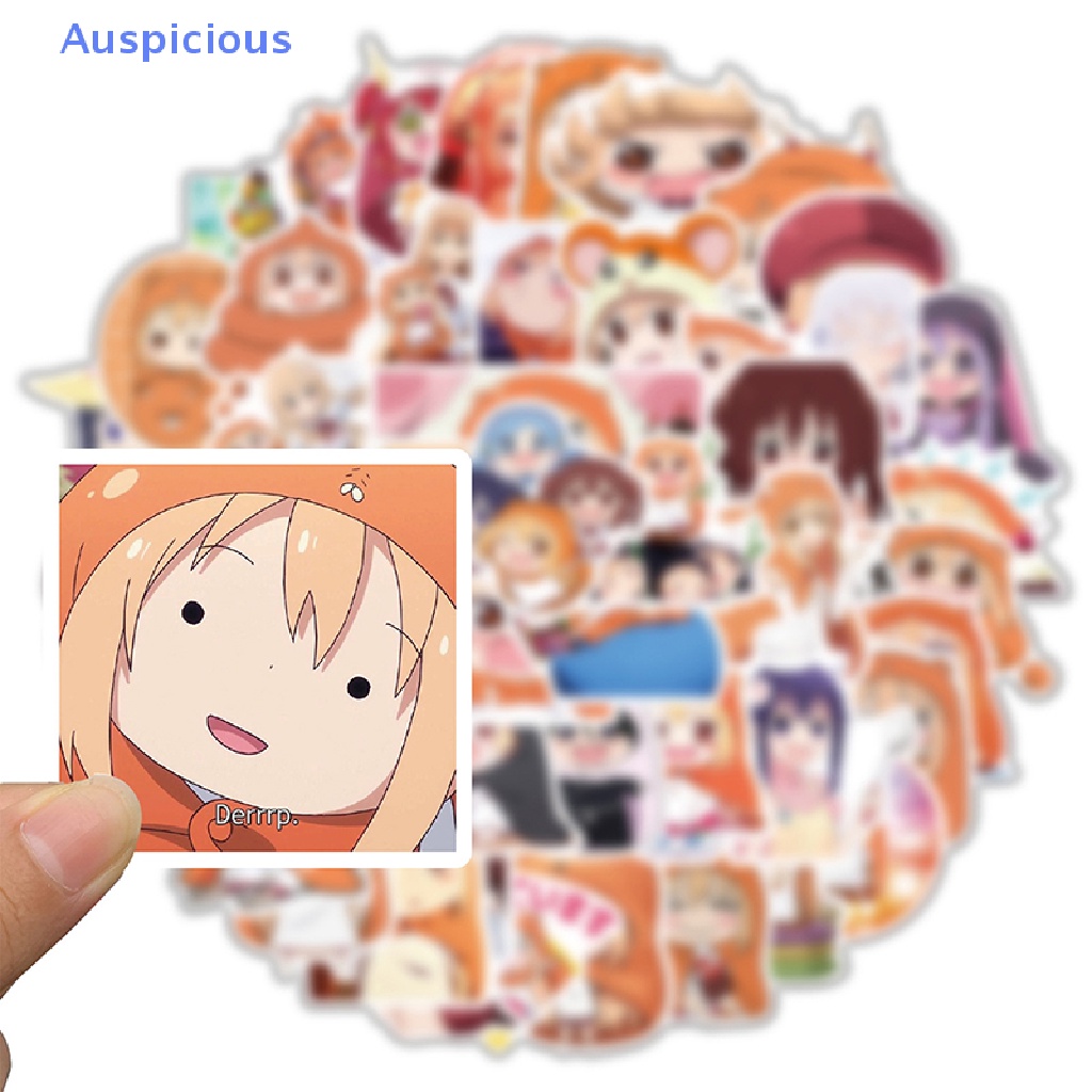 [Auspicious] 50 Chiếc Phim Hoạt Hình Himouto! Miếng Dán Trang Trí Laptop Xe Đạp Hình Umaru-chan Dễ Thương