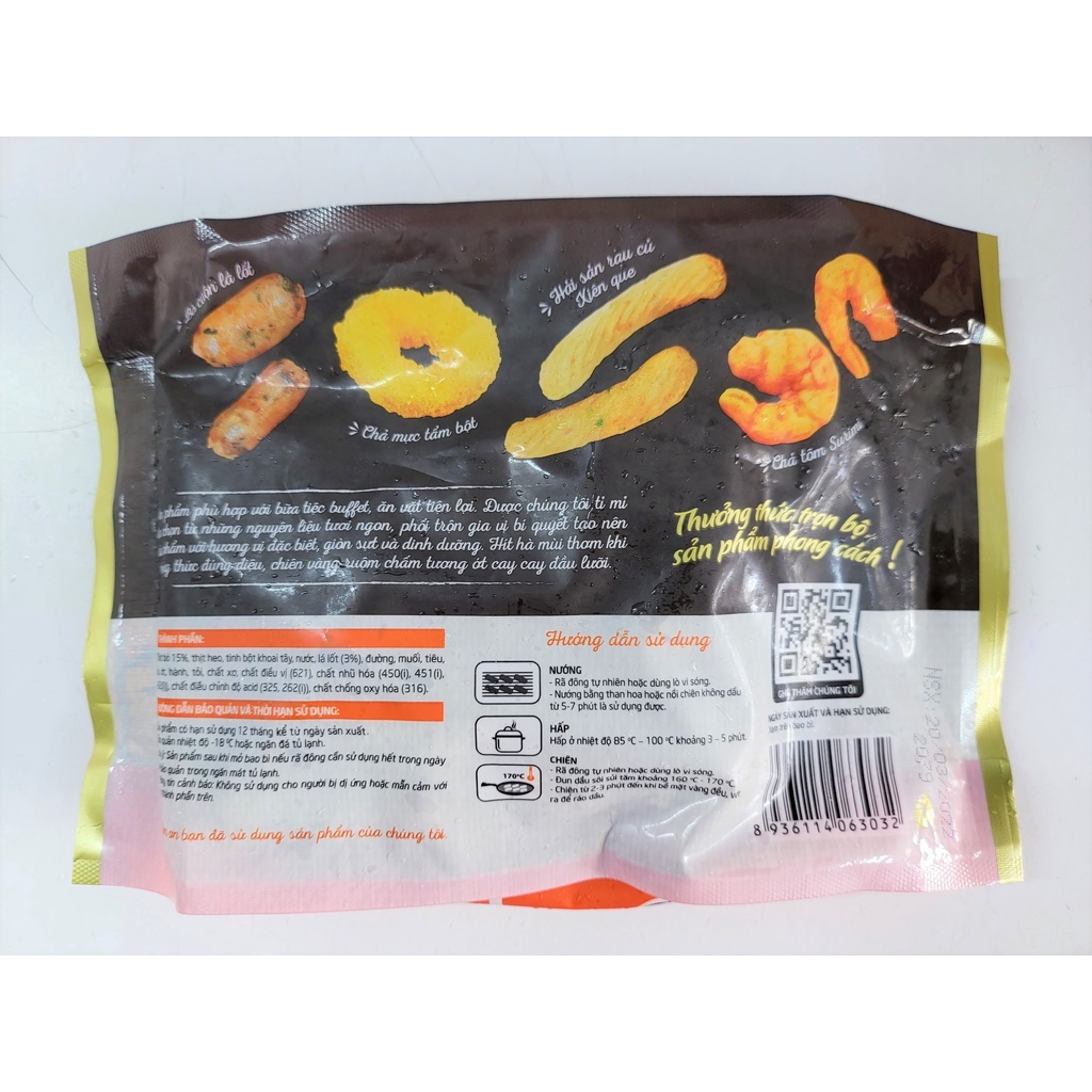 [Gói 500g] BÒ CUỘN LÁ LỐT [VN] LACUSINA (nw5)