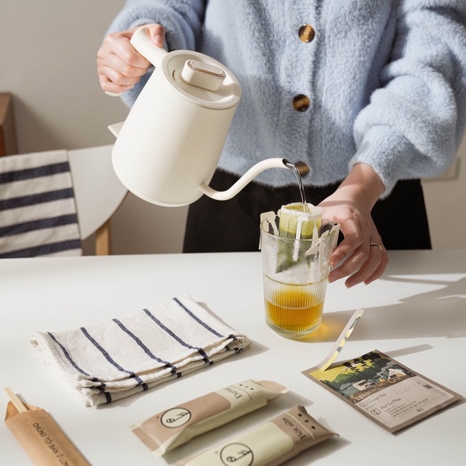 Trà Ô Long phin giấy Phê La : vị Nhài Sữa/ vị Sữa - PLAPG