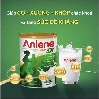[HSD T1-2024] Sữa Bột Anlene Gold 3X Hương Vanilla - Lon 400g