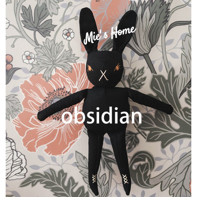 Bộ Kit tự thêu DIY THỎ BÔNG - BUNNIE tự làm, búp bê hộ mệnh - Handmade MIE Shop