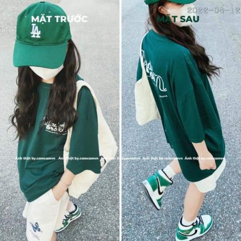 Áo thun cotton tay lỡ unisex - - ÁO UNDER VORKEN - - mẫu hot 2022