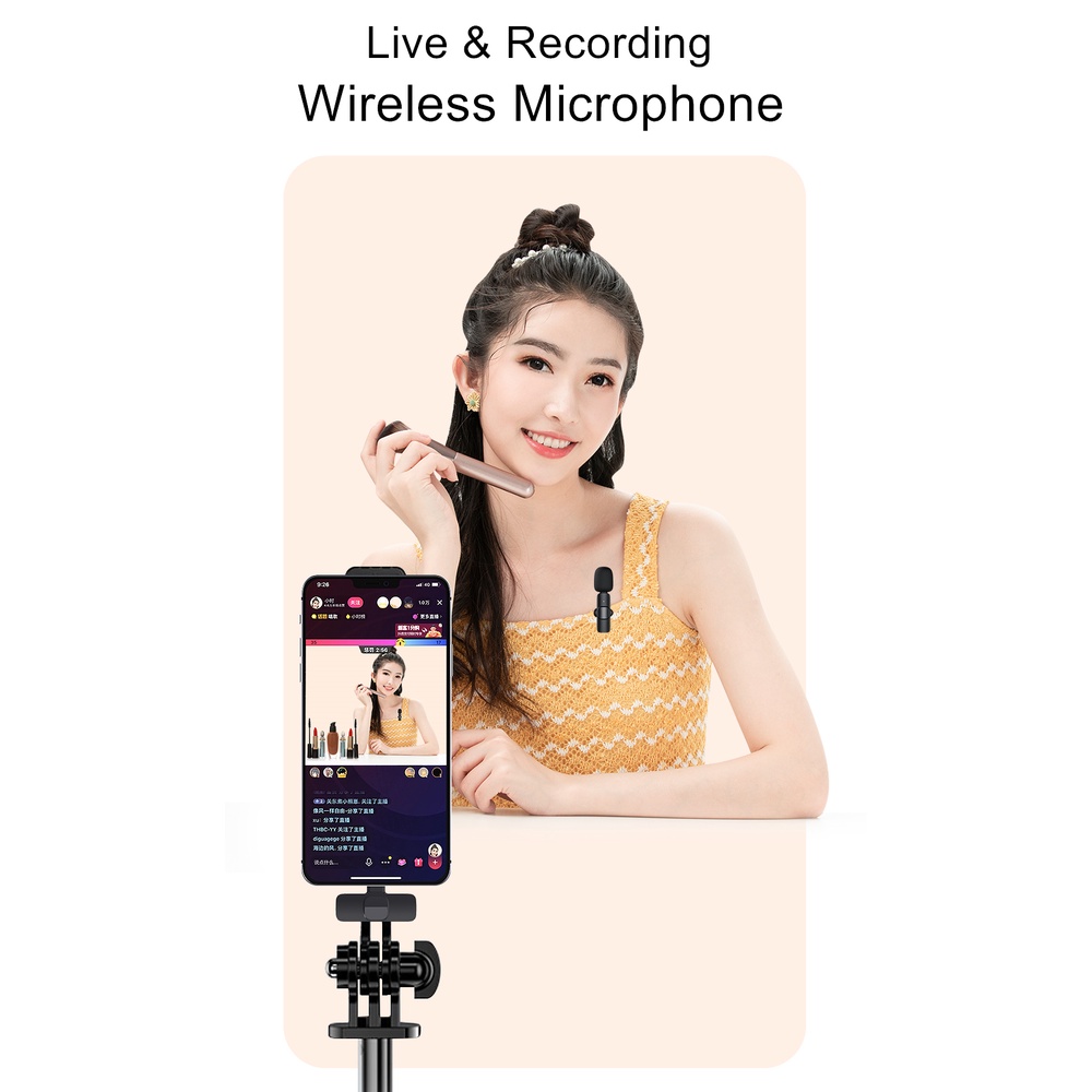 Micro Không Dây Mini Cho Điện Thoại iPhone Android