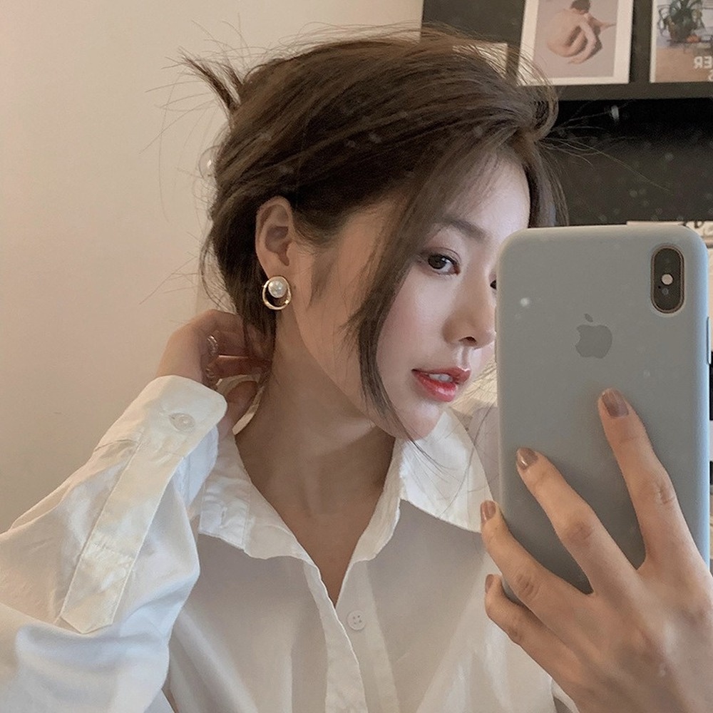 Bông Tai Ngọc Trai Thời Trang Cao Cấp Sang Trọng Cho Nữ