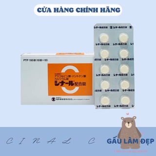 Viên uống vitamin c trắng da cinal c - 100 viên - nhật bản