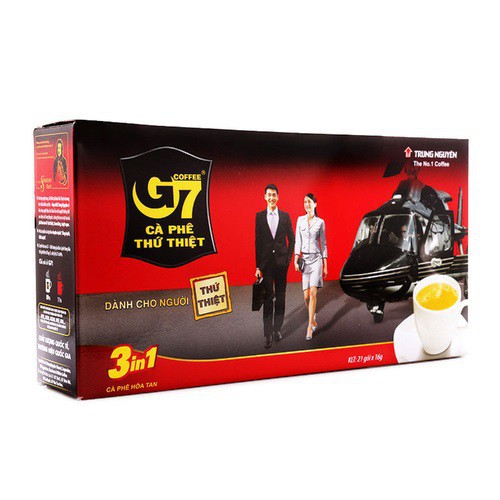 Cà phê G7 hòa tan 3in1 Trung Nguyên 21 gói - cà phê hòa tan g7 cà phê trung nguyên -- cbig.vn hệ thống tạp hóa cbig.vn