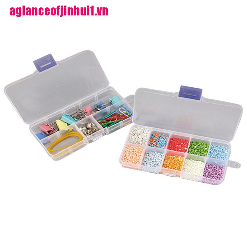 Hộp Nhựa Đựng Trang Sức 10 Ngăn Tiện Lợi Chất Lượng