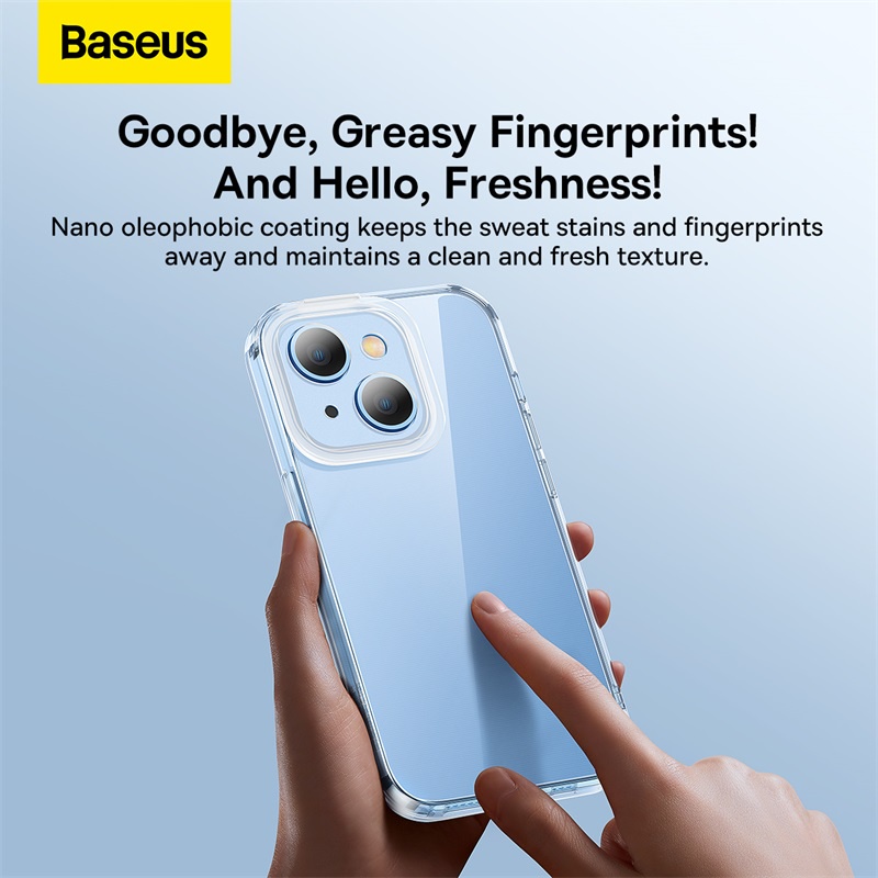 Ốp điện thoại BASEUS trong suốt chống sốc bảo vệ ống kính máy ảnh thích hợp cho iPhone 14 Pro Max 2022 14 Plus