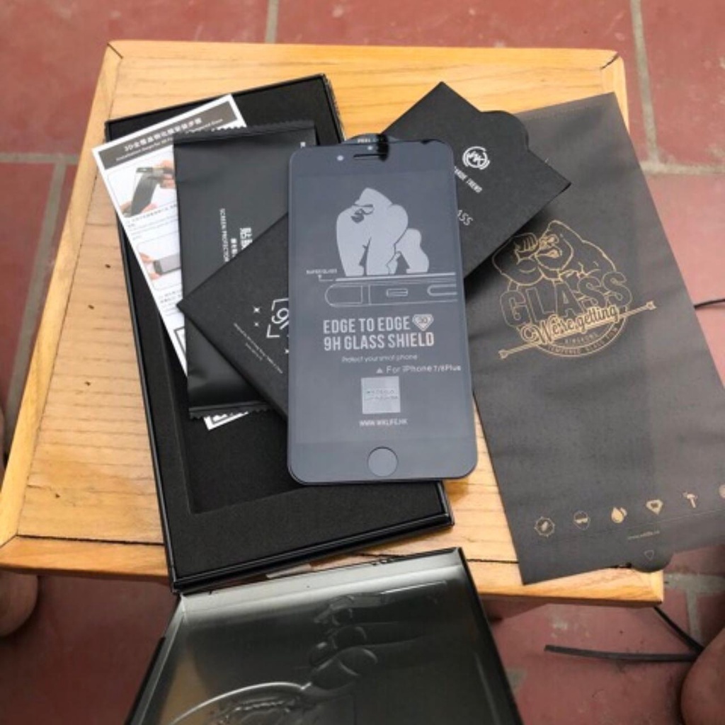 Kính Cường Lực, dán màn hình chính hãng 3D KingKong cho iphone 7/8/7plus/8plus/12/12Pro/12ProMax/13/13pro