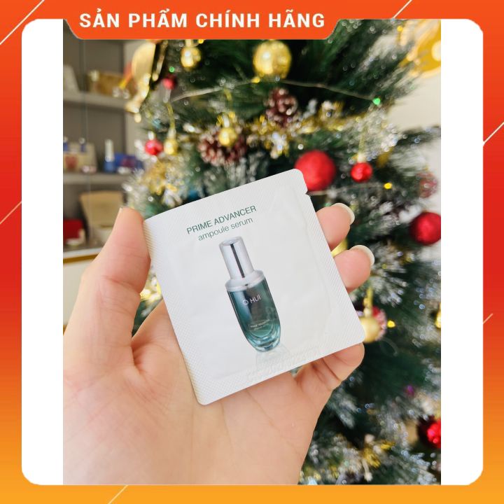 Combo 10 Gói Tinh chất chống lão hóa,xóa mờ nét nhăn,ohui PRIME ADVANCER SERUM 1ml