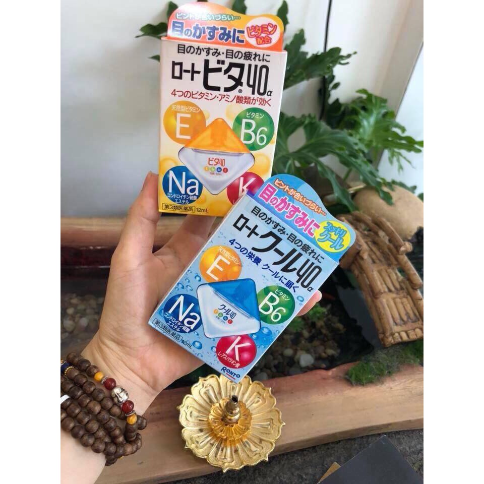 Nhỏ mắt Rohto Vita 40 Nhật Bản 12ml xanh | BigBuy360 - bigbuy360.vn