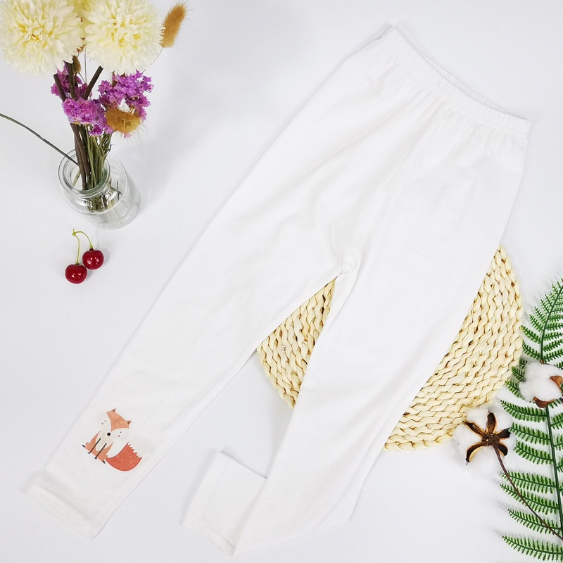 [ZY] Quần Legging Cotton Mỏng Vừa Vặn In Hình Động Vật 90-160cm Phong Cách Hàn Quốc Cho Bé Gái Hàng Có Sẵn