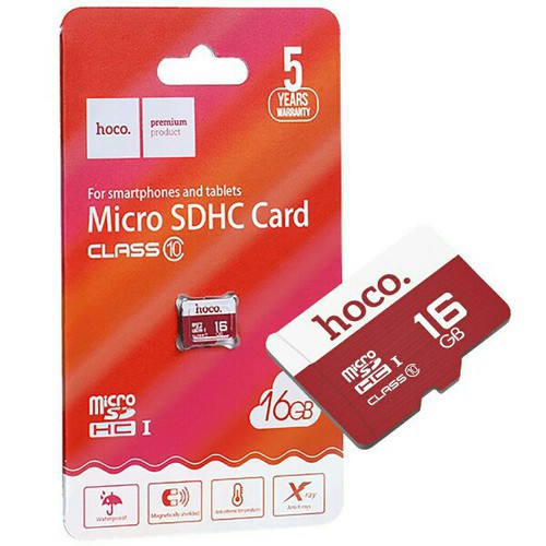 Thẻ nhớ Hoco 16gb chính hãng, Thẻ nhớ micro SD Chính hãng Hoco 16GB | BigBuy360 - bigbuy360.vn