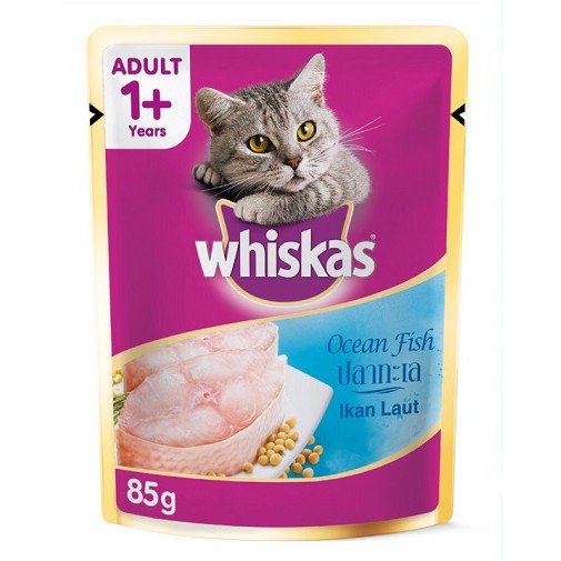 Combo 24 gói pate whiskas thức ăn ướt cho mèo đủ vị