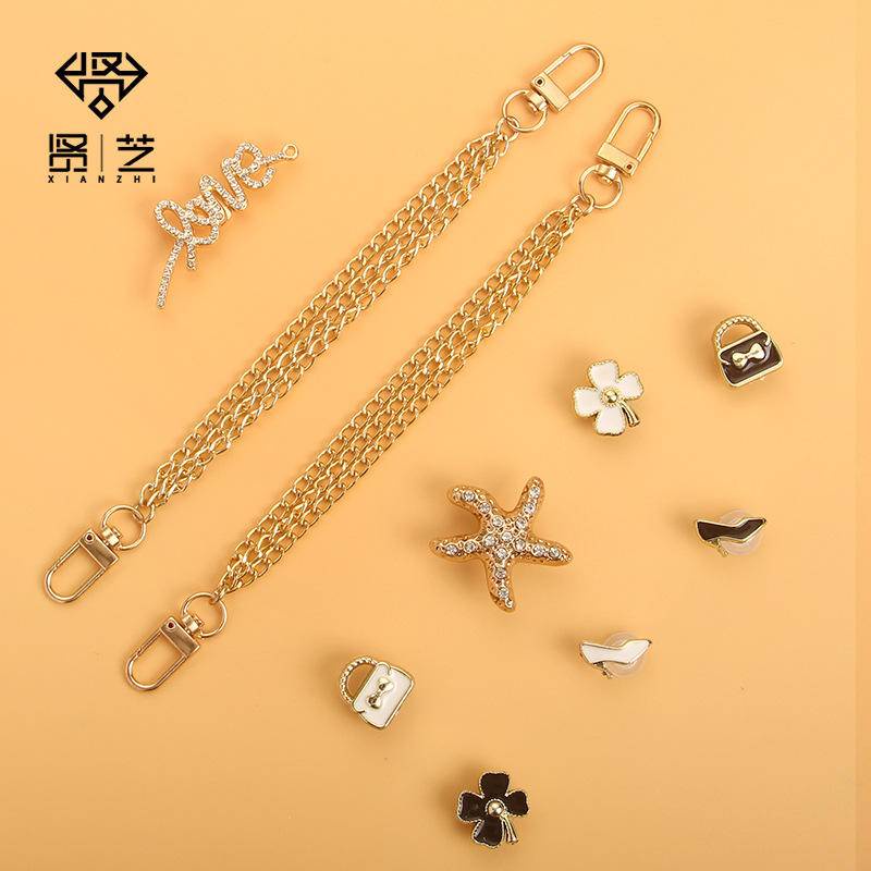 sticker dép crocsPhụ Kiện Trang Trí Giày Hình Cá Dễ Thương DIY