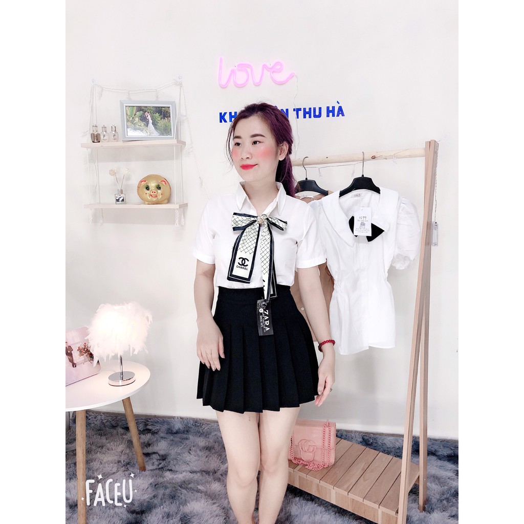 [ ĐẮT NHƯNG CHẤT LƯỢNG ] Áo sơ mi nơ, sơ mi cộc tay hàng loại đẹp [ Có video + ảnh thật ]