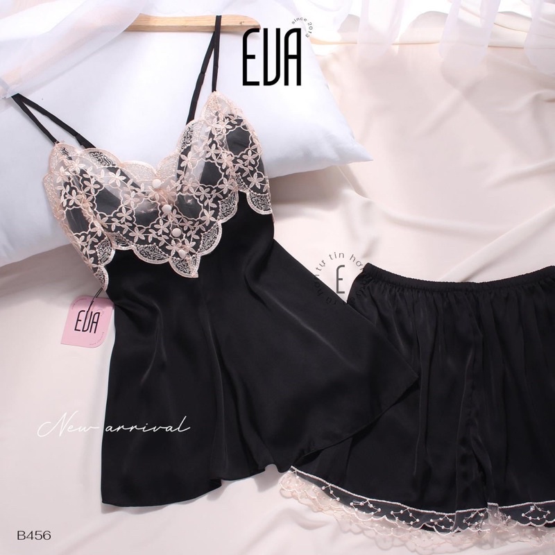 Sẵn sỉ Set bộ ngủ lụa hai dây cao cấp hàng chuẩn form có mút ngực SP053