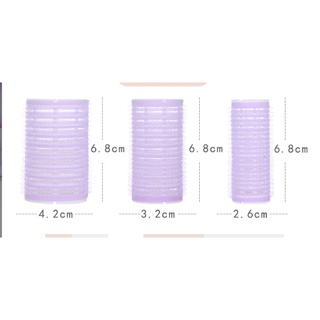 Hộp 6 Lô Cuốn Tóc Tự Dính có 3 Size