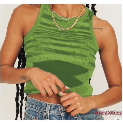 OKDK-Women´s Vest Sexy Sleeveless Round Neck Slim Tops Vacation Travel