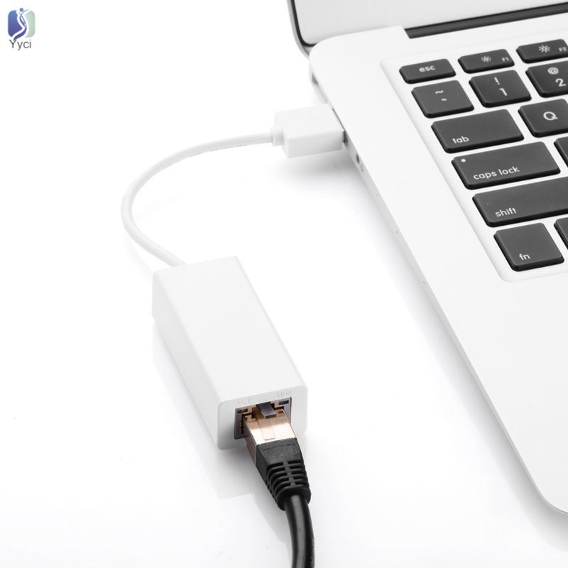 Yy USB 2.0 to RJ45 Ethernet Adapter Lan Networks 10/100 Mbps for Macbook Win7 @VN