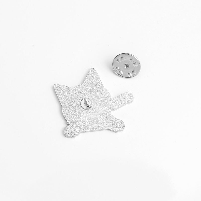 Ghim cài áo hình chú mèo hoạt hình đáng yêu