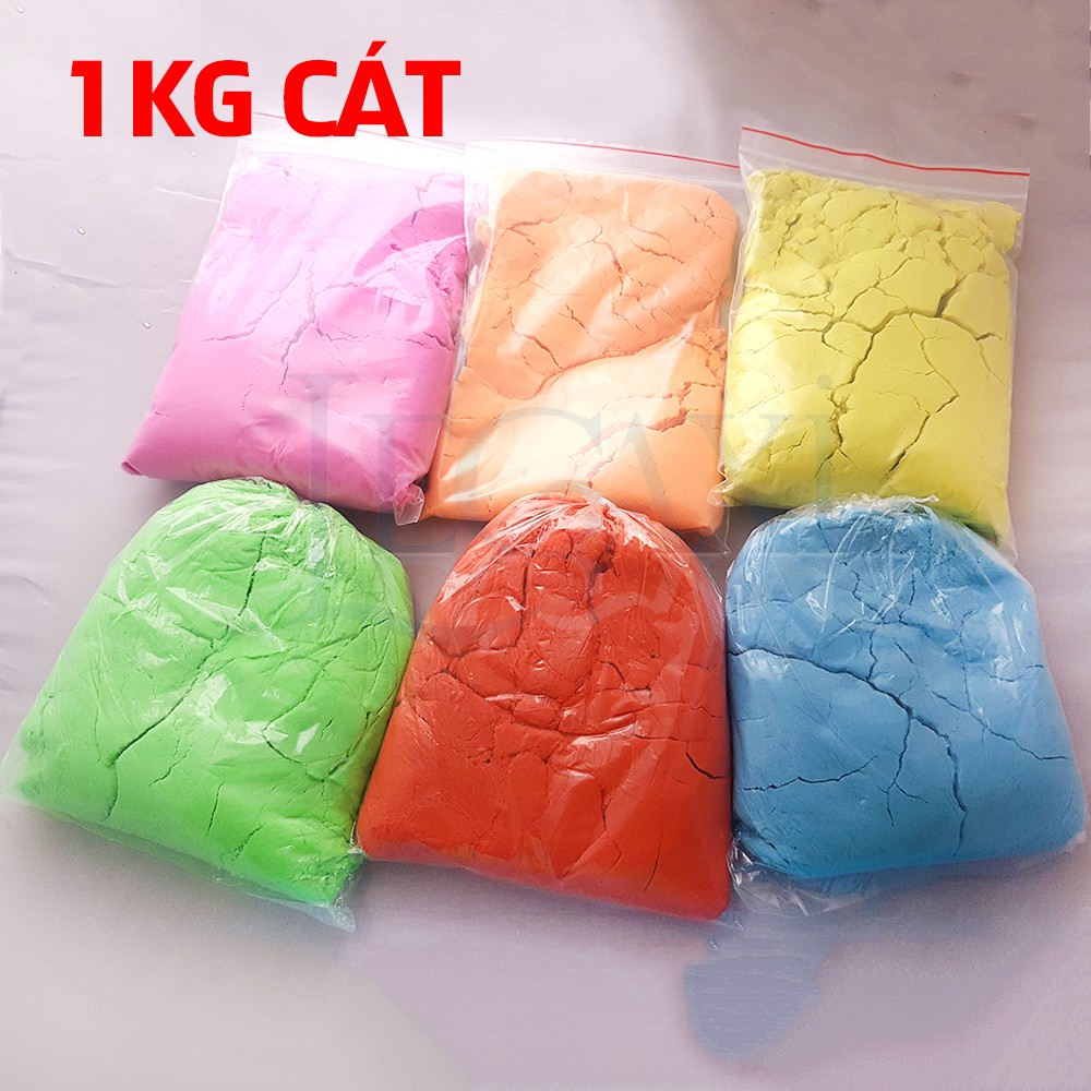 [Mã TOYDEC hoàn 20K xu đơn 50K] 1kg Cát Dẻo Kinetic Sand Không Dính Tay