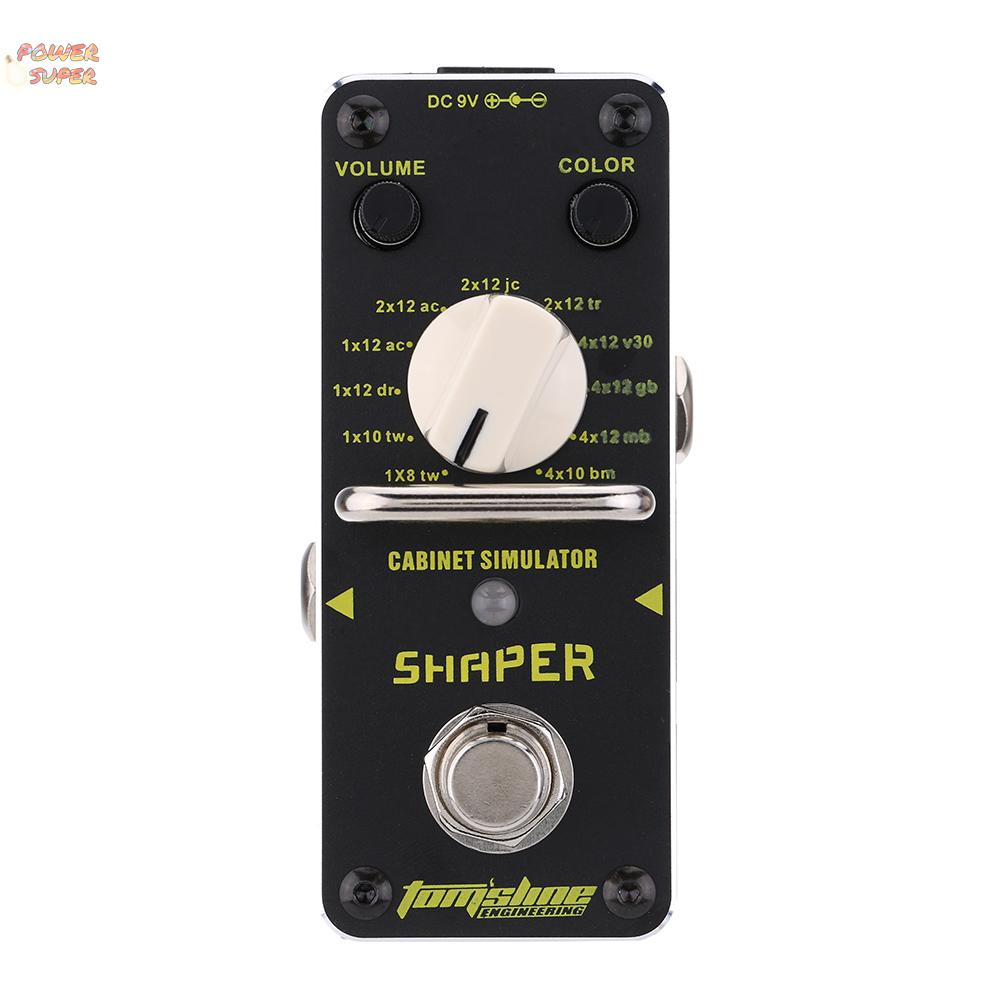 AROMA ASR-3 Shaper Cabinet Simulator Mini Single Electric Guitar Effect Pedal with True Bypass