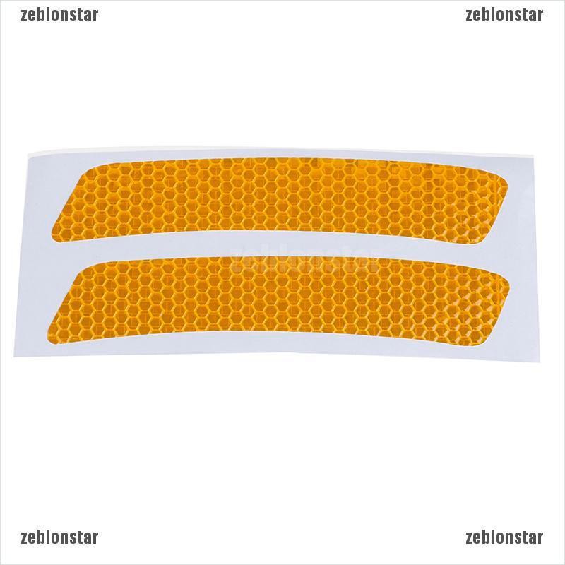 ❤Bộ 2 Miếng Dán Phản Quang Hình Ngôi Sao Trang Trí Xe Hơi