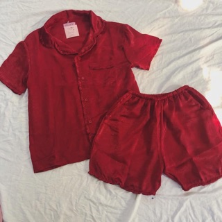 Pijama lụa cộc - cộc