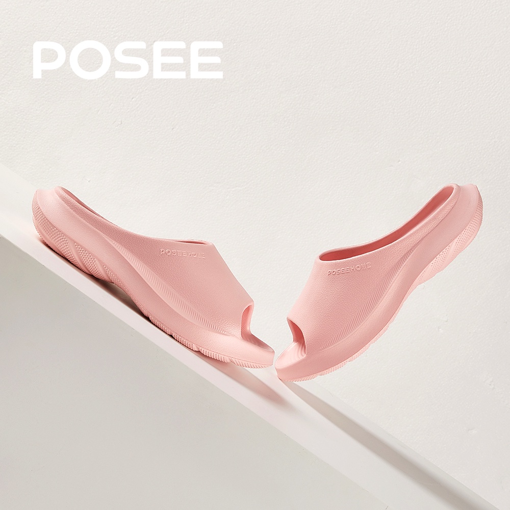 Dép bánh mì POSEE Air PS5818W 100g EVA dày siêu nhẹ chống trượt thời trang đi trong nhà cao cấp dành cho nam và nữ