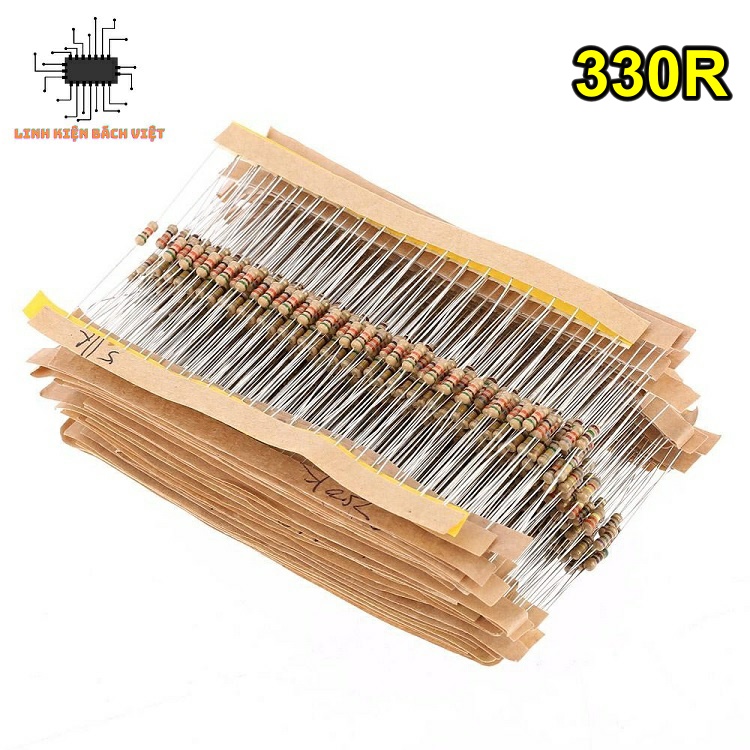 100 chiếc Điện trở 330R-1/4W