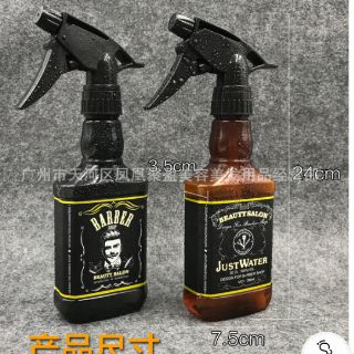 Bình xịt nước barber dẹp