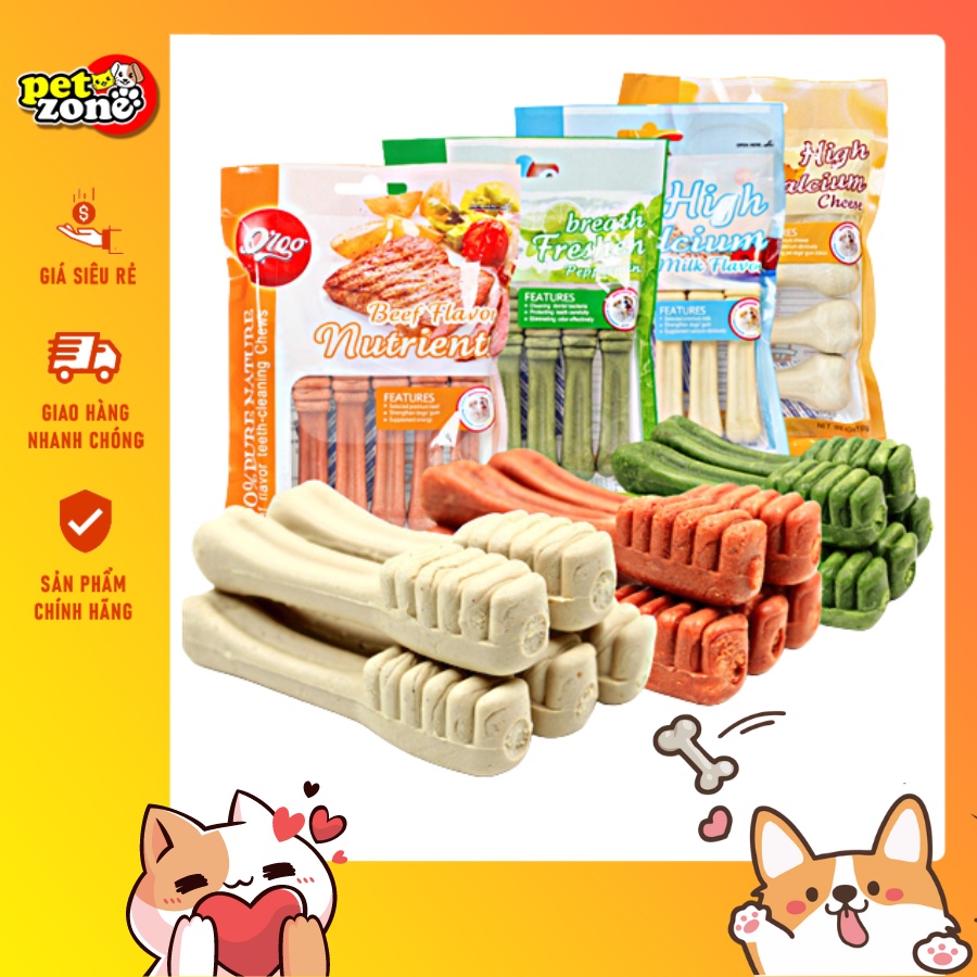 Xương dinh dưỡng gặm sạch răng dành cho chó Orgo 90g