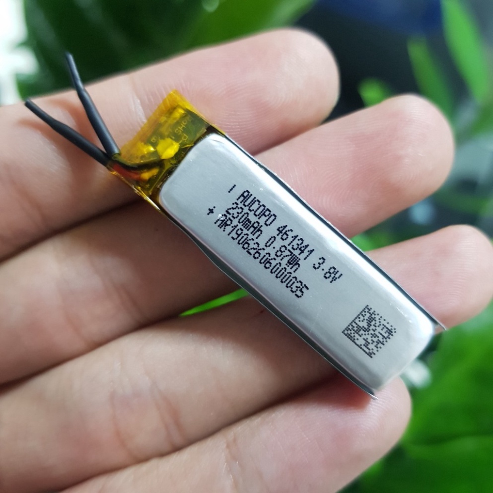 Pin Lipo 3.7V 230mAh 41x13x4.6MM 461341Hãng AUCOPO chế đồ DIY siêu tiện Pin 3.8V - Shop Bảo Anh