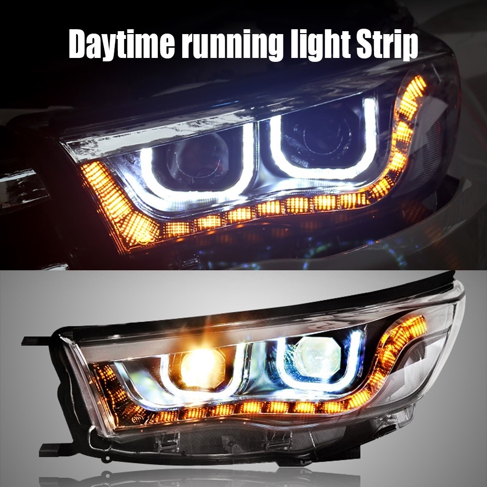 1 Cặp Dây Đèn LED Tín Hiệu 12V Ánh Sáng Vàng Chất Lượng Cao