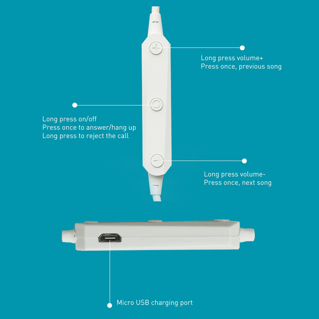 Tai Nghe Nhét Tai Không Dây Ms S6-B Kết Nối Bluetooth Kiểu Dáng Thể Thao | BigBuy360 - bigbuy360.vn