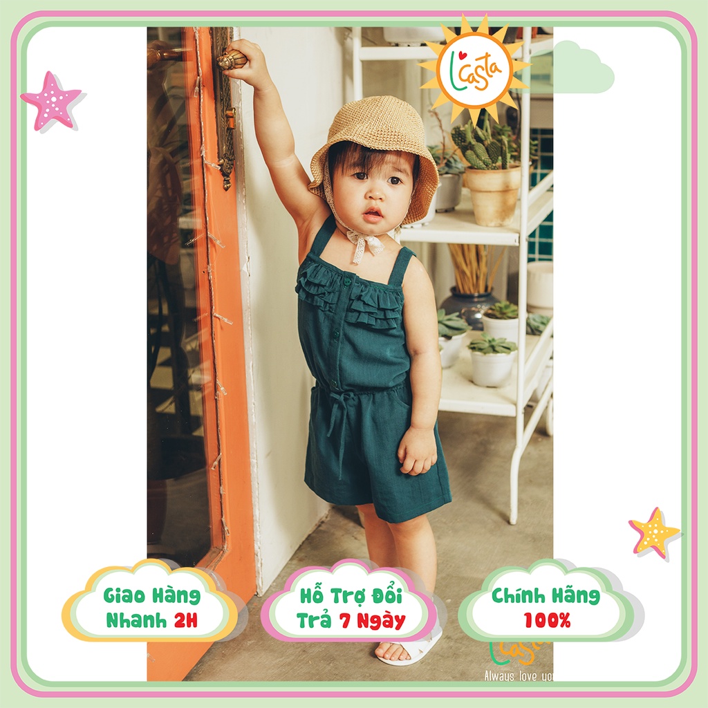 Jumsuit 2 dây cho bé gái (áo liền quần) siêu cute từ 1 đến 6 tuổi L'Casta J1