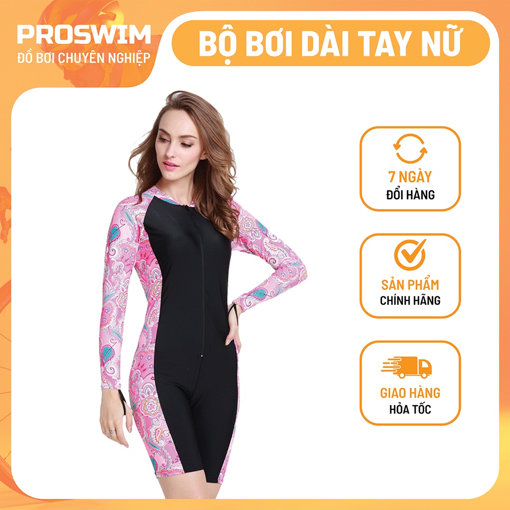 Bộ Áo Bơi Liền Quần Nữ Sbart Chống Nắng Chống UV