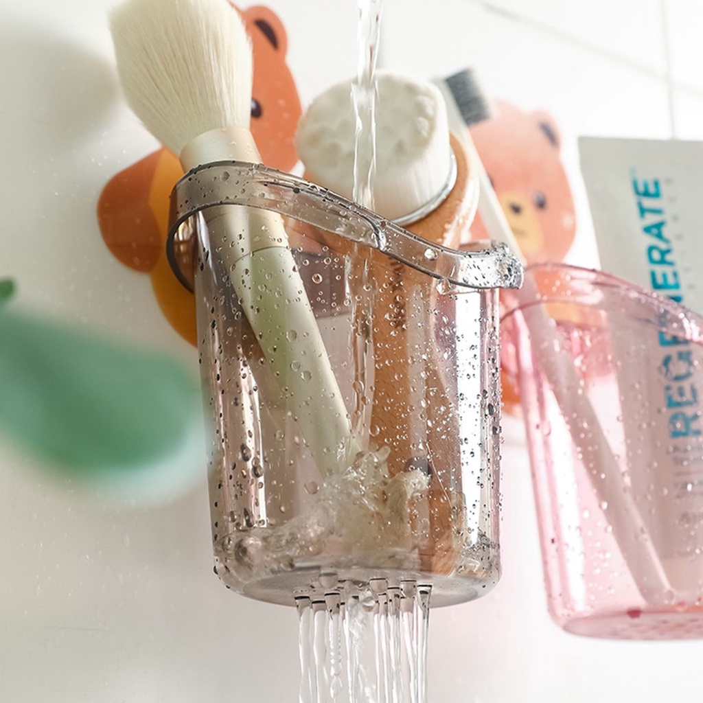 Giá Đỡ Bàn Chải Đánh Răng Gắn Tường Hình Gấu Dễ Thương